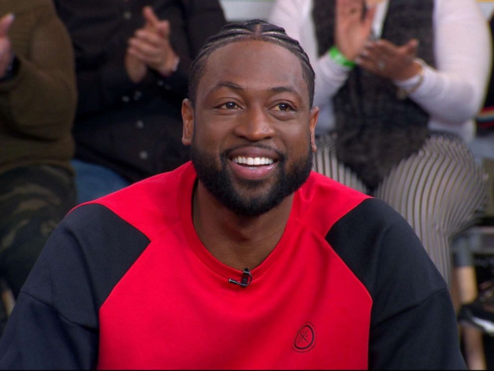 PHOTO: Dwyane Wade appears on Good Morning America, April 12, 2019.