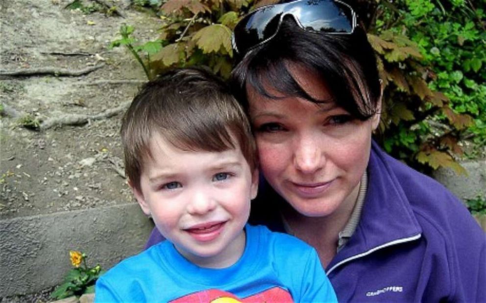 Nicole Hockley and son, Dylan Hockley.