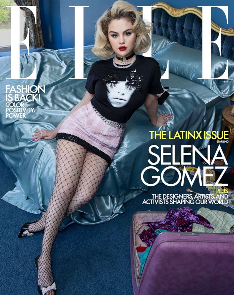 Selena Gomez covers Elle Magazine's first-ever Latinx issue.
