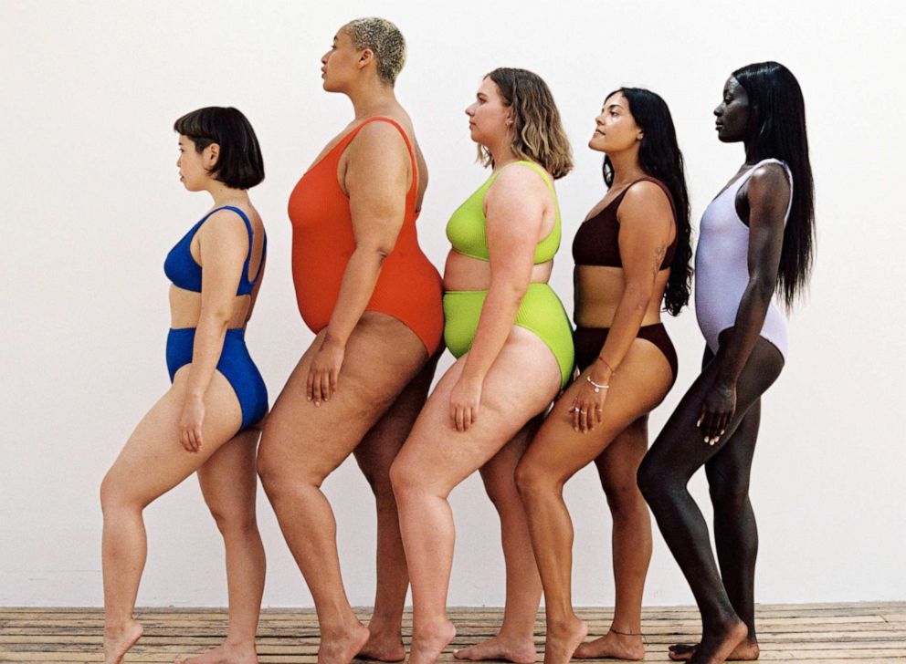 PHOTO: Youswim makes swimsuits designed to fit seven sizes in one.