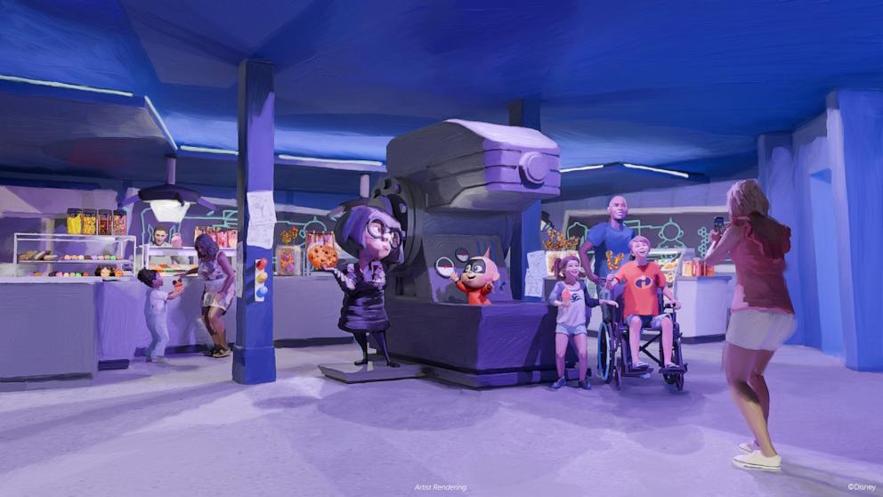 PHOTO: Edna Mode’s lab will be transformed into a one-of-a-kind confectionary at the brand-new Edna Á La Mode Sweets aboard the Disney Destiny.