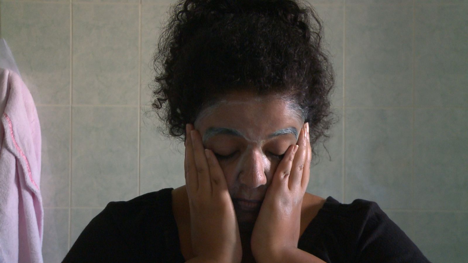 PHOTO: Eiman Mirghani in a still from "The Bleaching Syndrome" documentary.