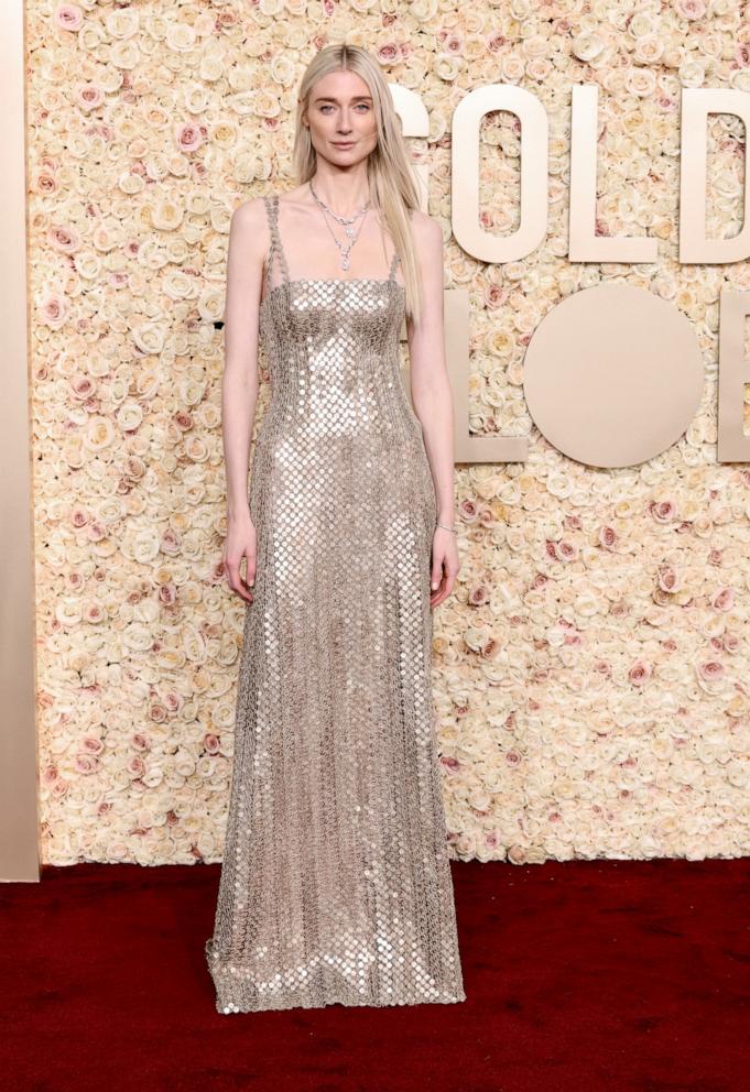 PHOTO: Elizabeth Debicki attends the 81st Annual Golden Globe Awards at The Beverly Hilton, Jan. 7, 2024, in Beverly Hills, California. 