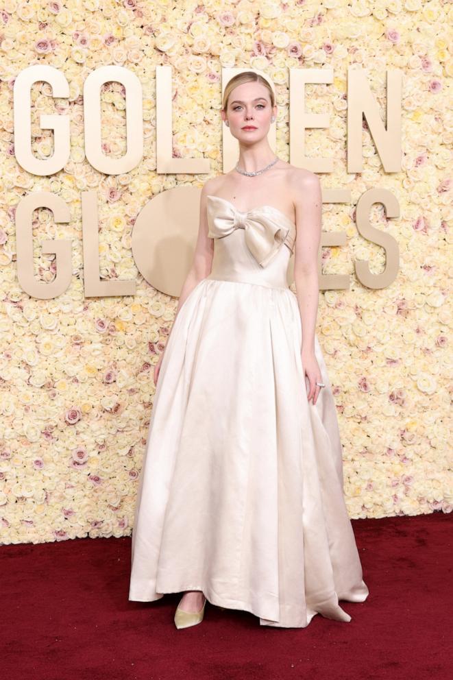 PHOTO: Elle Fanning attends the 81st Annual Golden Globe Awards at The Beverly Hilton on Jan. 7, 2024, in Beverly Hills, California. 