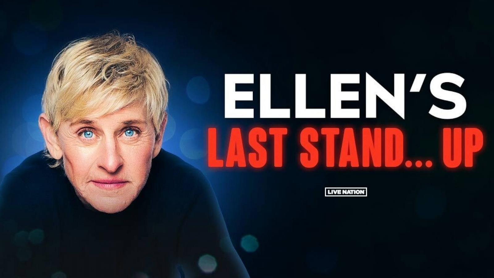 PHOTO: Ellen DeGeneres has announced her highly anticipated farewell tour, "Ellen’s Last Stand… Up."