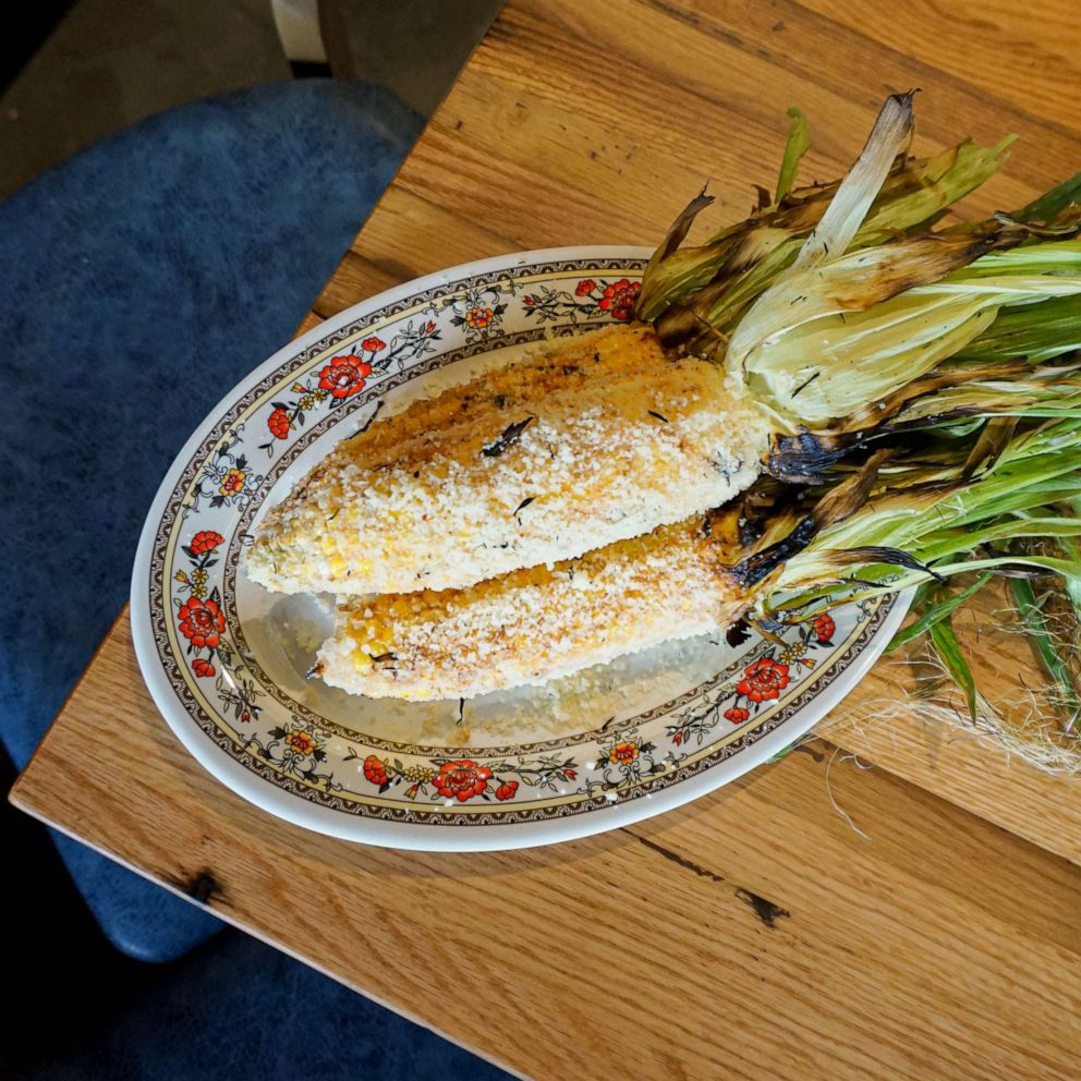 PHOTO: Elote, Mexico City-style street corn.