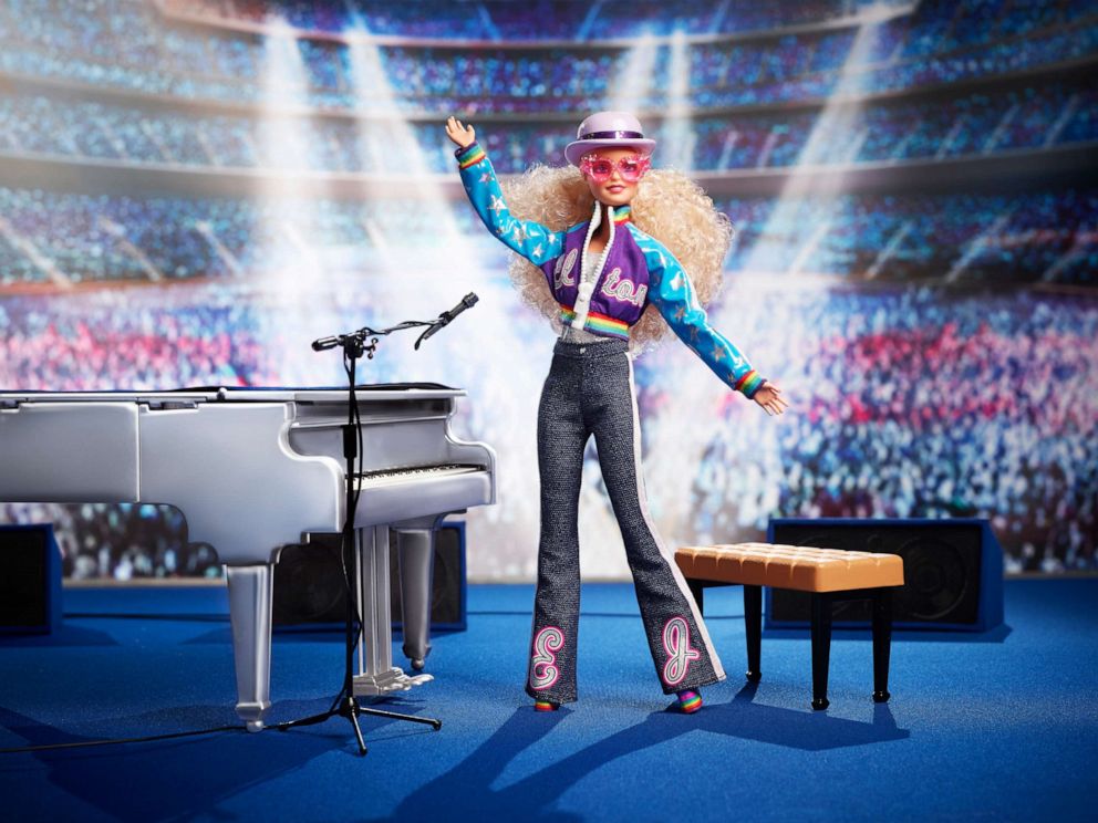 Elton John gets his very own Barbie doll - ABC News