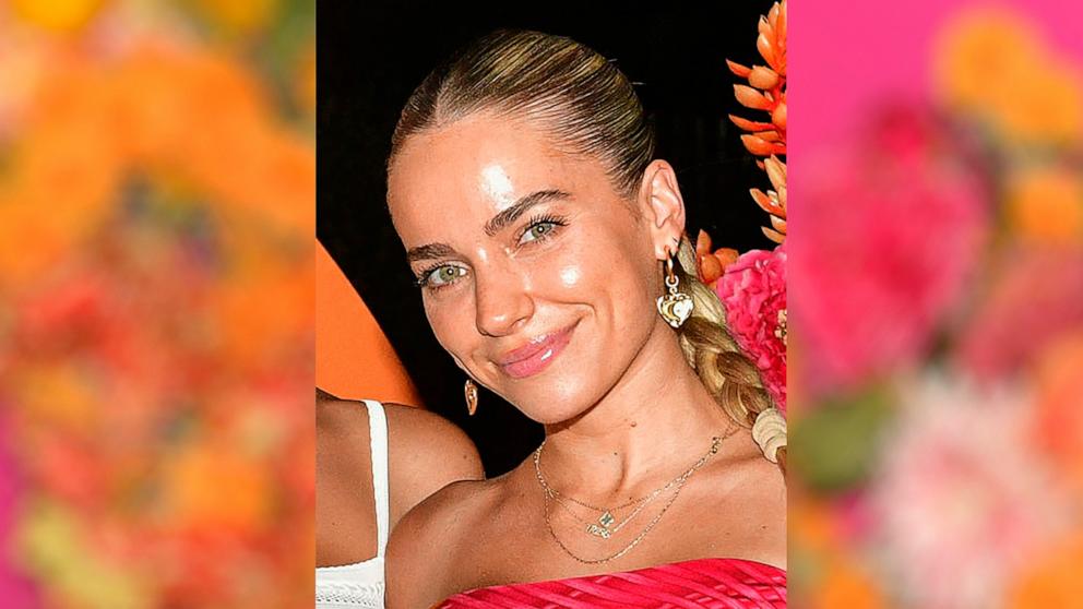 PHOTO: Emilie Kiser attends the Poppi Soda's Back Beach Bash, July 28, 2023, in Montauk, New York.