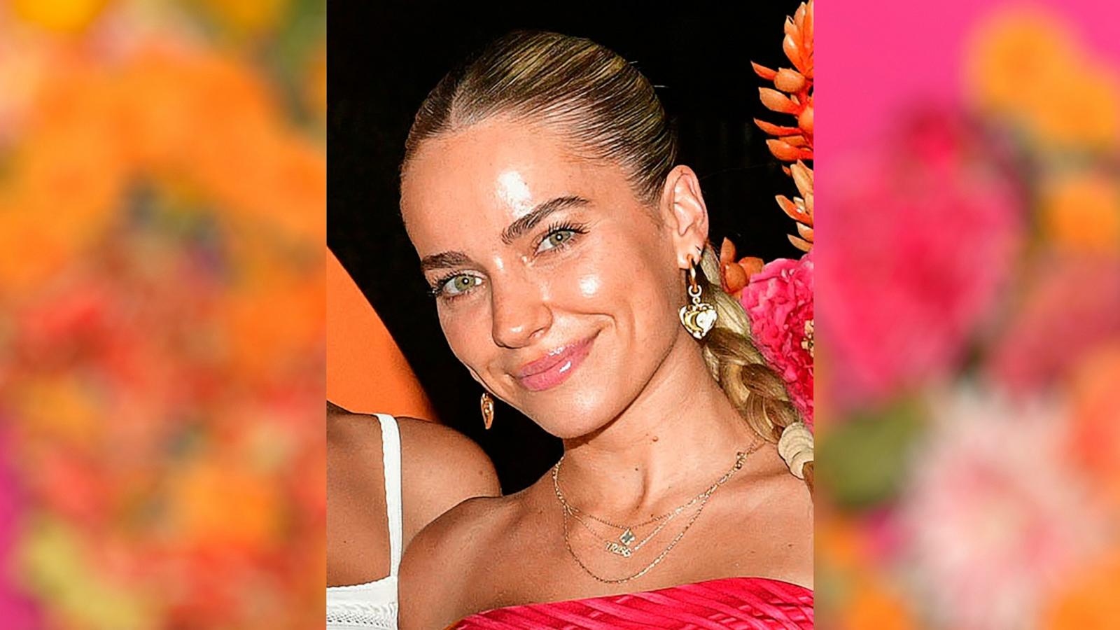 PHOTO: Emilie Kiser attends the Poppi Soda's Back Beach Bash, July 28, 2023, in Montauk, New York.
