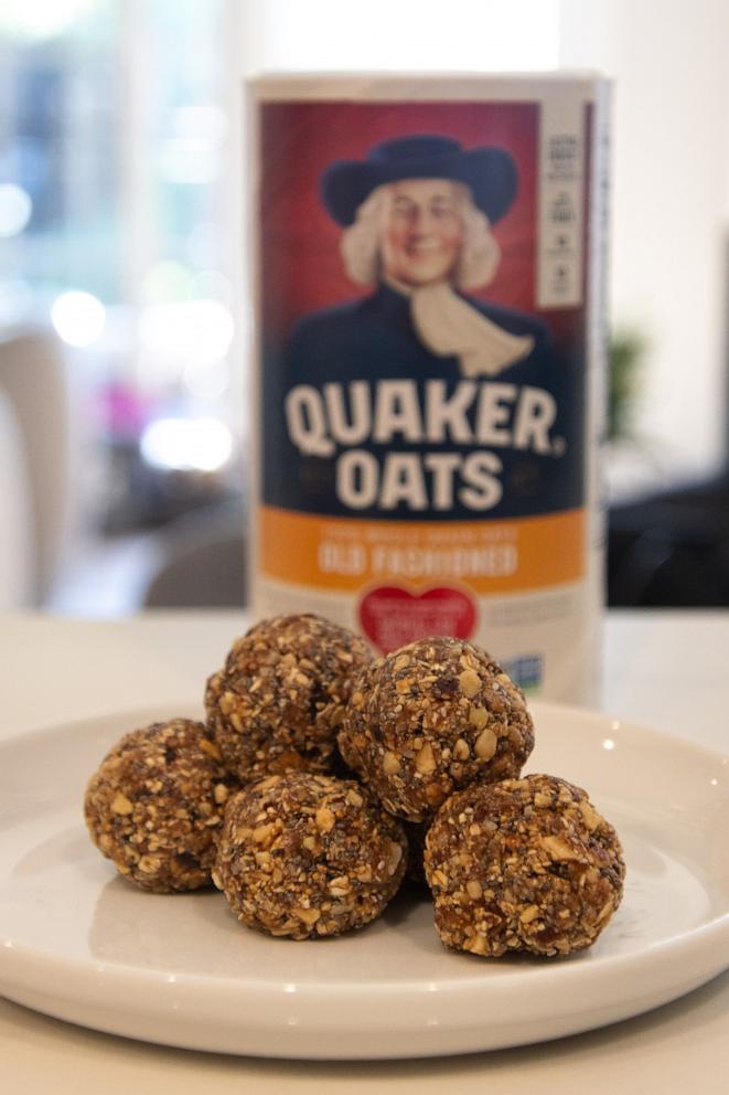 PHOTO: Quaker oats energy balls. 