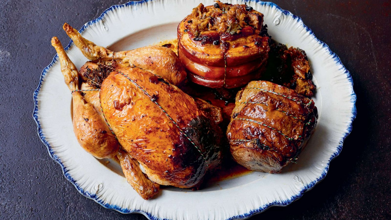 PHOTO: Jamie Oliver's mixed roast.