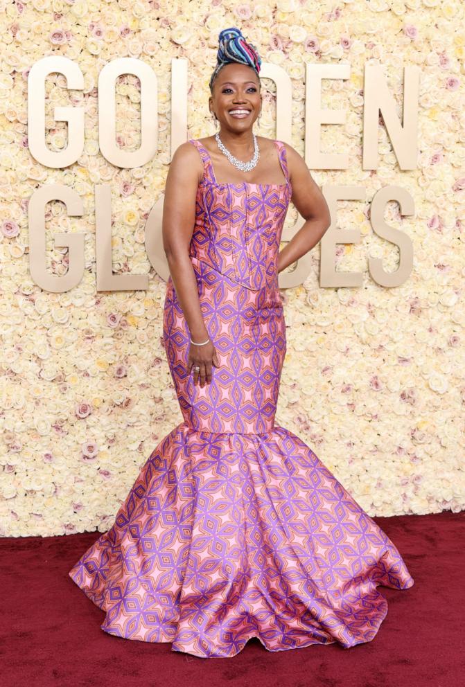 PHOTO: Erika Alexander attends the 81st Annual Golden Globe Awards at The Beverly Hilton, Jan. 7, 2024, in Beverly Hills, California. 