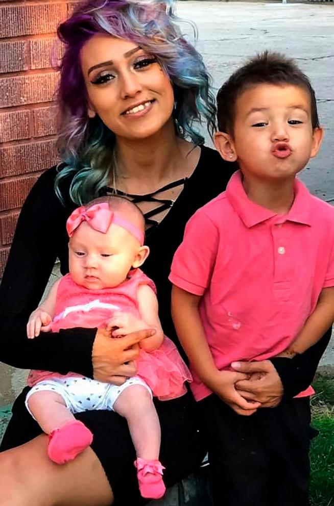 PHOTO: Erika Diarte-Carr, who died on Oct. 11 at age 30, is pictured with her two children.