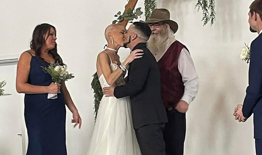 PHOTO: Amid her terminal cancer diagnosis, Esther Furches' wedding came to life through generous donations and volunteer services.