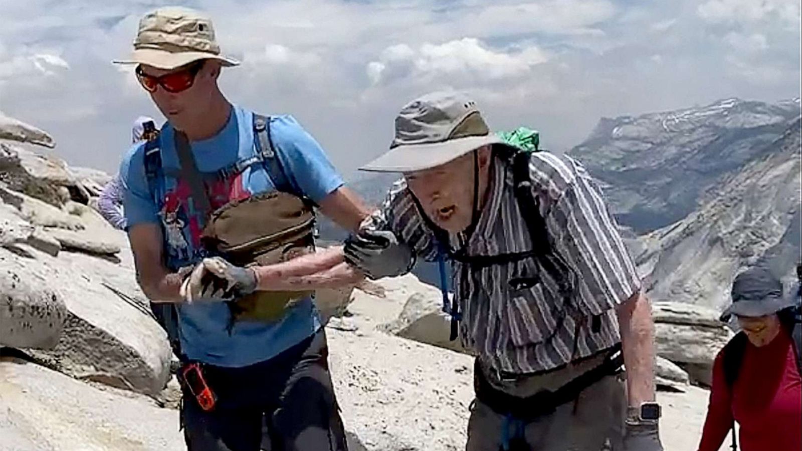 PHOTO: Everett Kalin isn't letting age hold him back. The 93-year-old climbed to the top of Yosemite National Park's Half Dome rock on July 18.