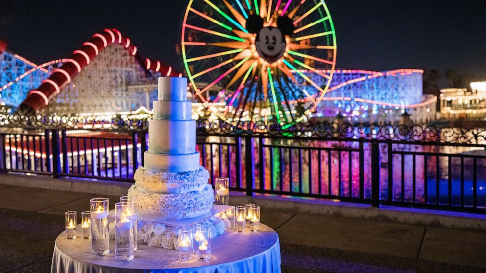PHOTO: Disney's Fairy Tale Weddings, episode 208, the season finale highlights Amanda & Kylie's wedding at Pixar Pier at Disney's California Adventure.