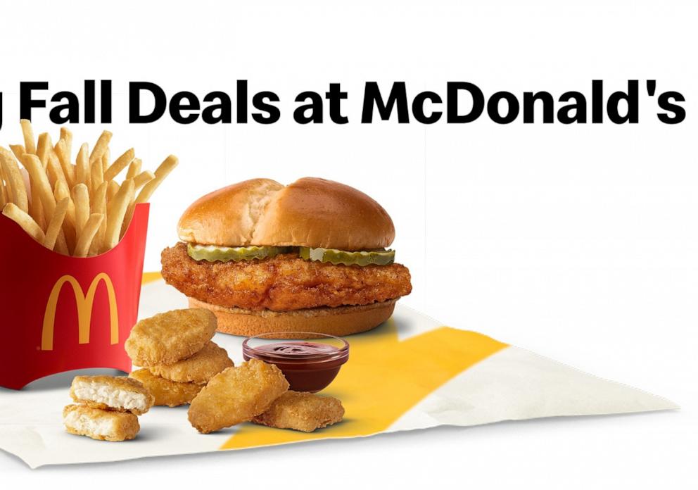 PHOTO: McDonald's has launched multiple deals on the menu for fall.