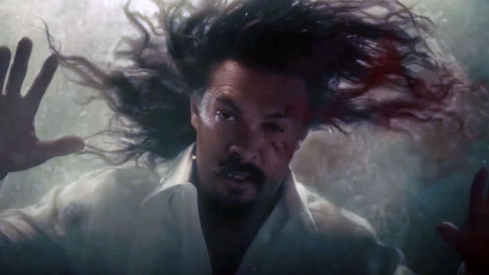PHOTO: A screen grab shows actor Jason Momoa in the movie 'Fast X' trailer