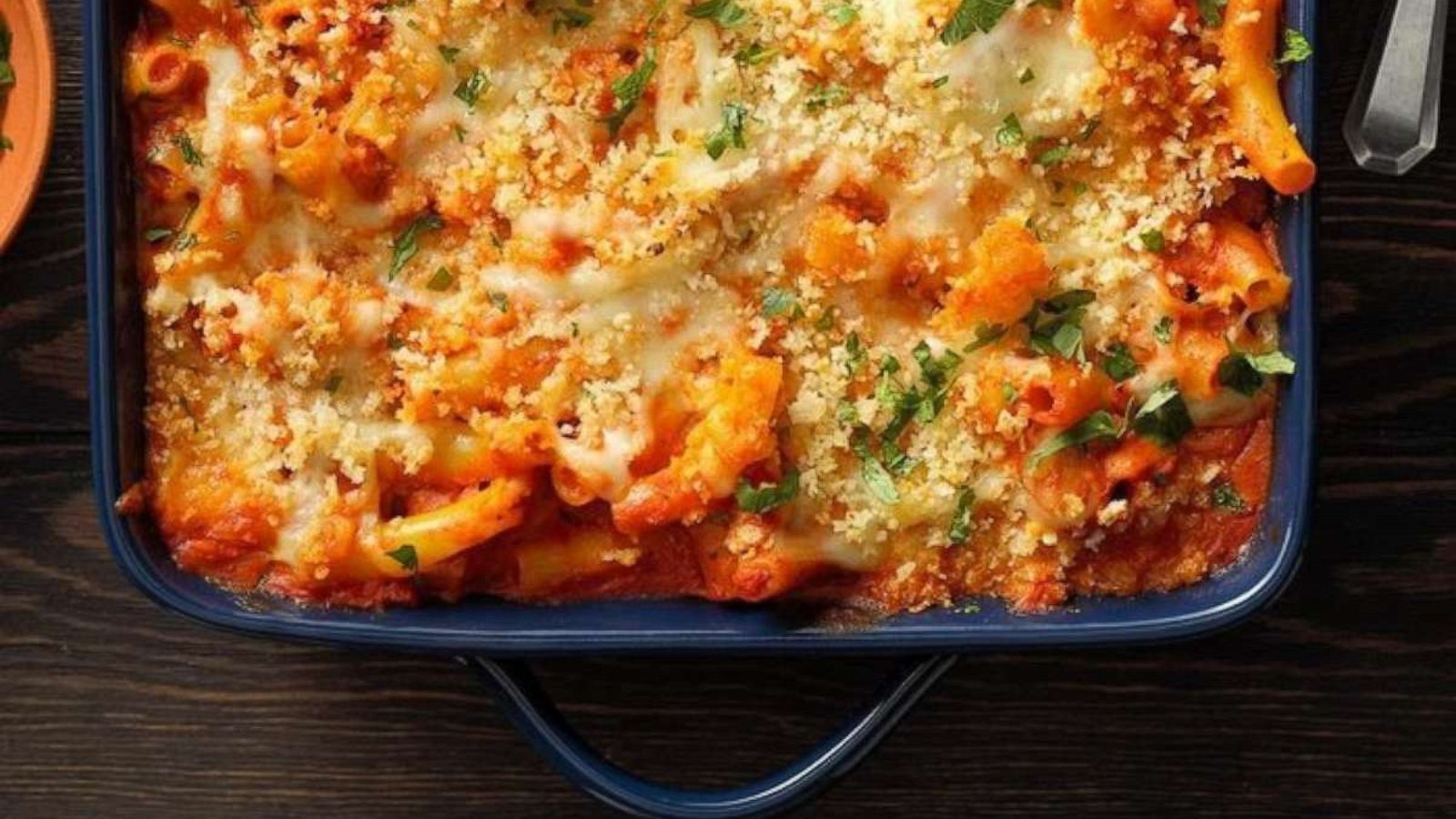 PHOTO: Easy freezer-friendly five cheese ziti.