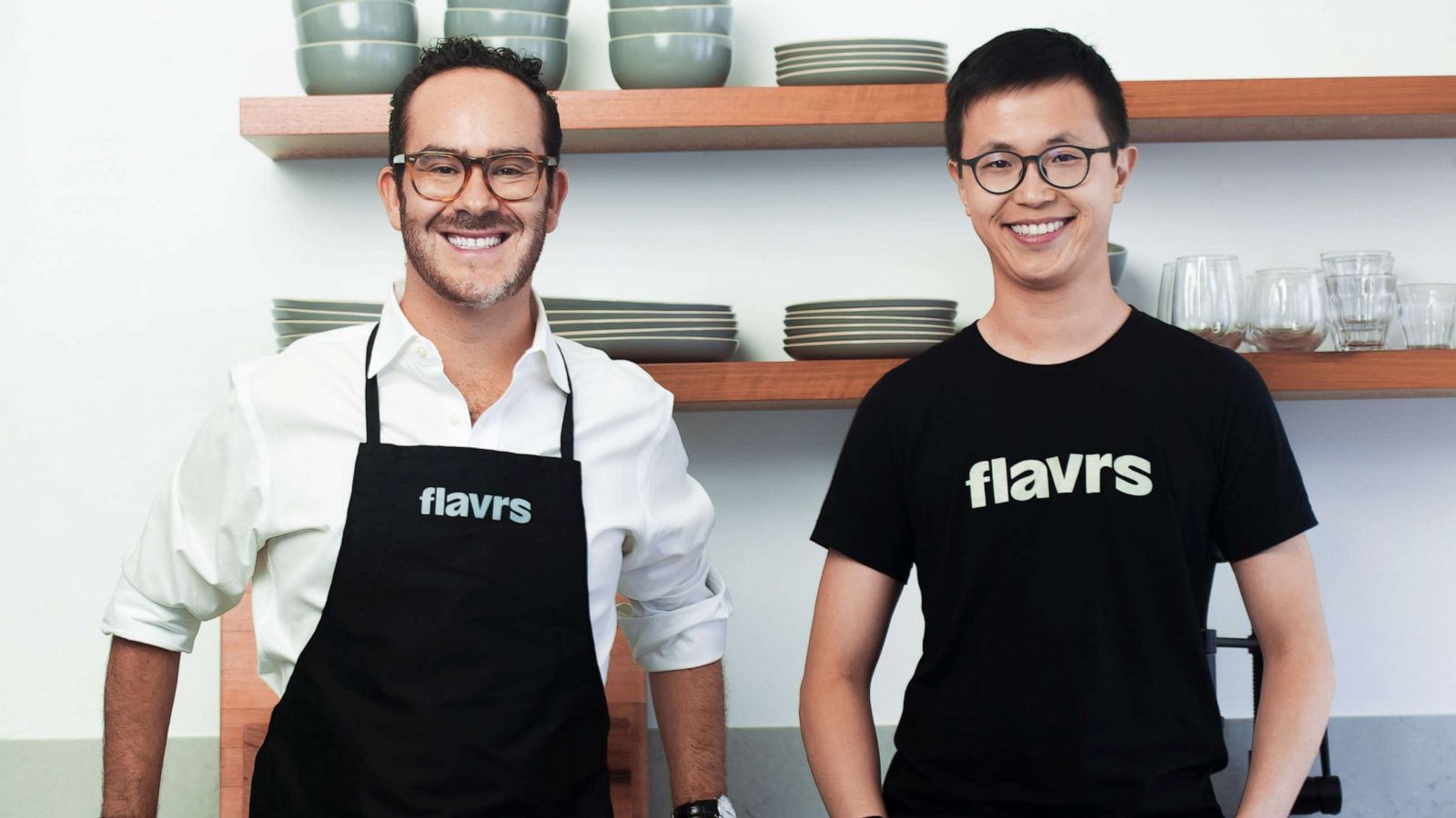 PHOTO: flavrs co-founders Alejandro Oropeza (left) and François Chu use their tech background to elevate the user experience.