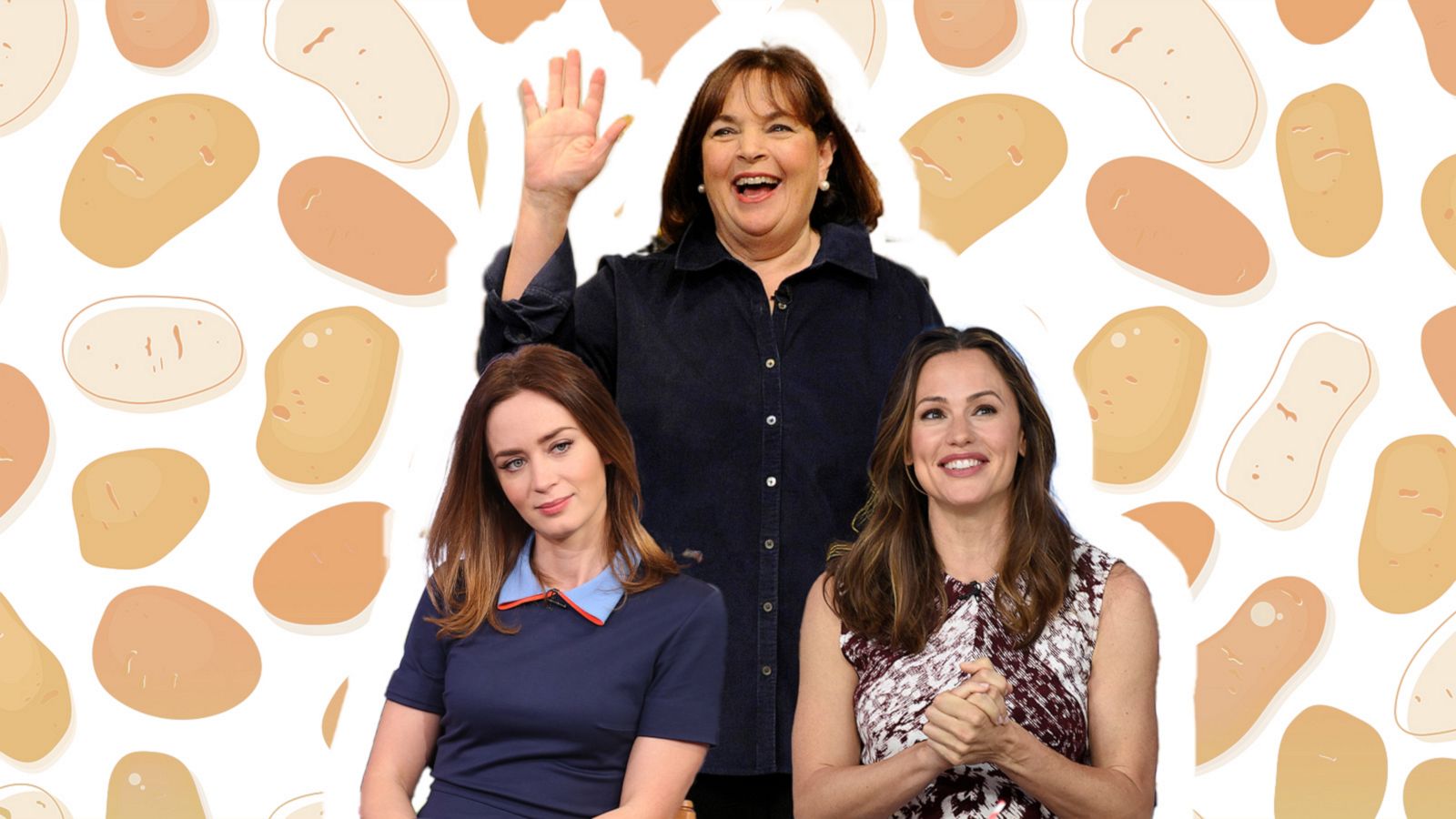 PHOTO: Emily Blunt, Ina Garten and Jennifer Garner all enjoy one simple potato recipe.