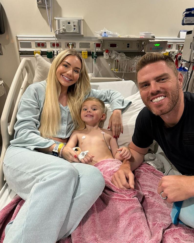 PHOTO: Chelsea, Max, and Freddie Freeman appear in a photo posted to her Instagram about Max's stay in a Pediatric ICU.