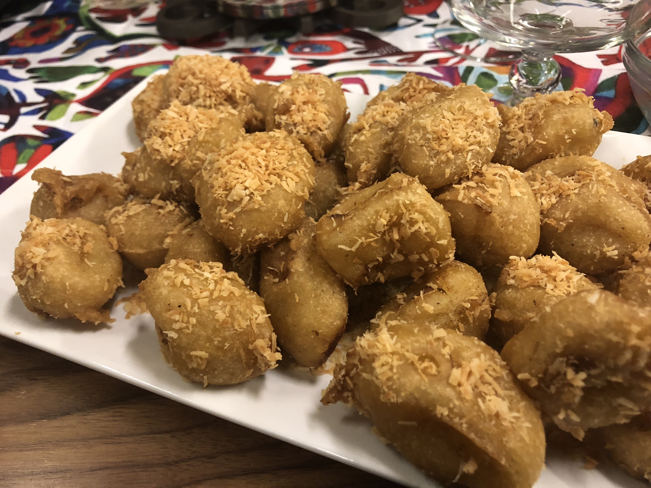 PHOTO: Coconut Rice Pudding with Fried Banana