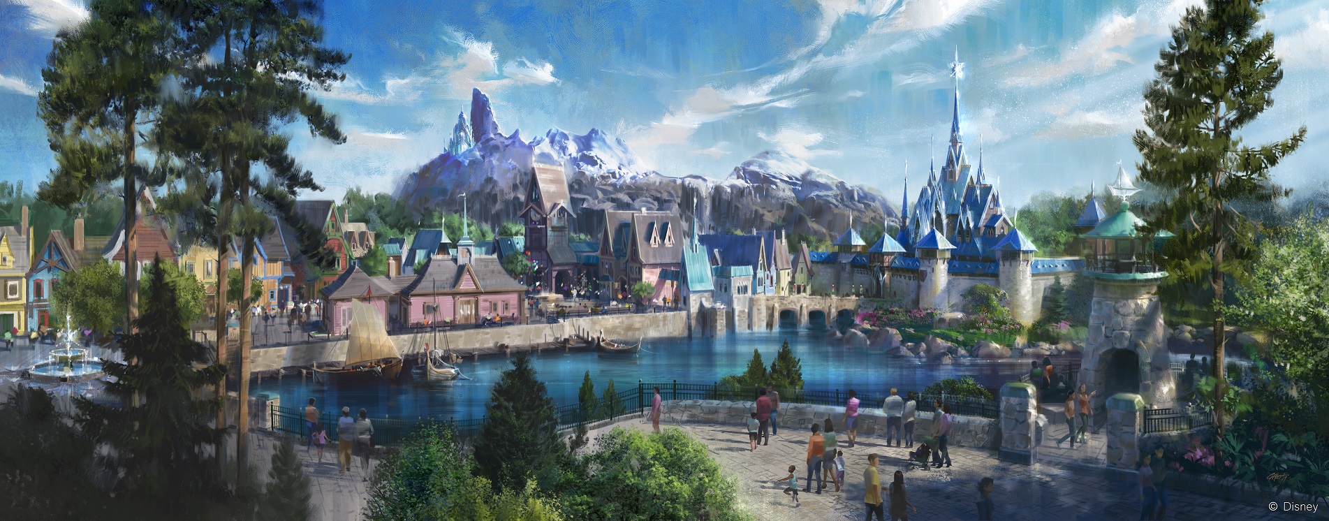 PHOTO: A new 'Frozen'-themed land is coming to Disneyland Paris. 
