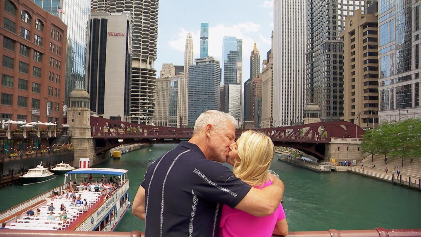 PHOTO: "Golden Bachelorette” star Joan Vassos appears with Jordan in this photo taken of them in Chicago.