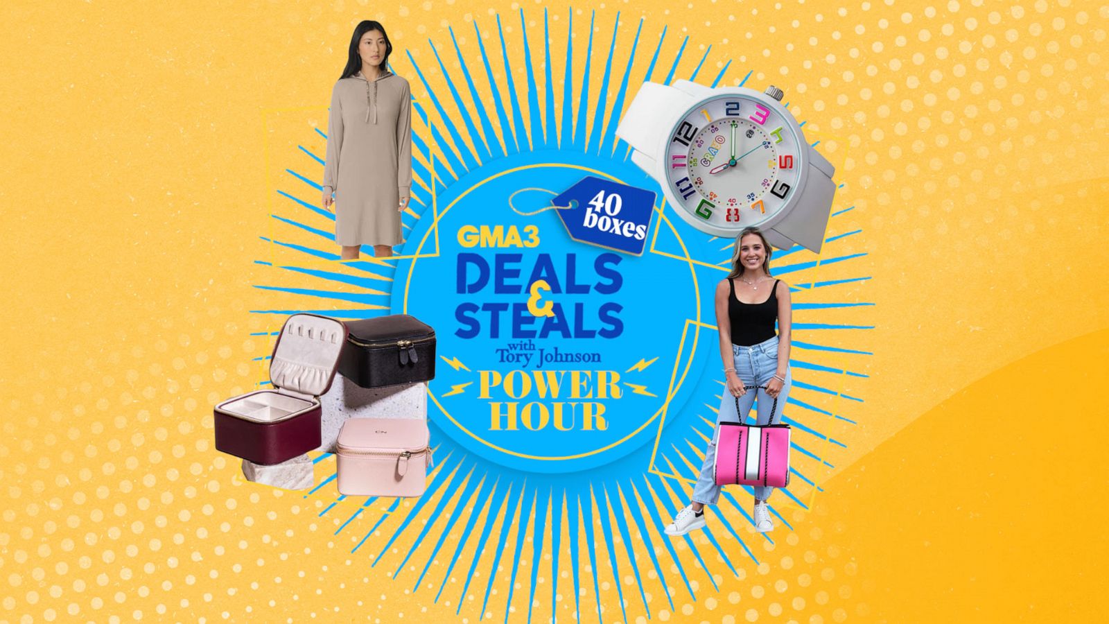 GMA3' Deals & Steals x 40 Boxes Memorial Day savings on clothing