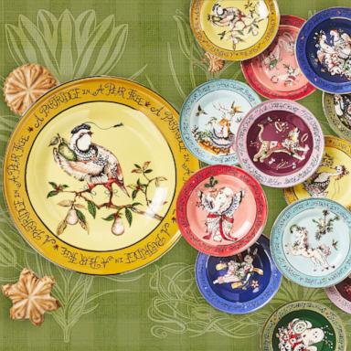 Anthropologie’s Twelve Days of Christmas plates are back.