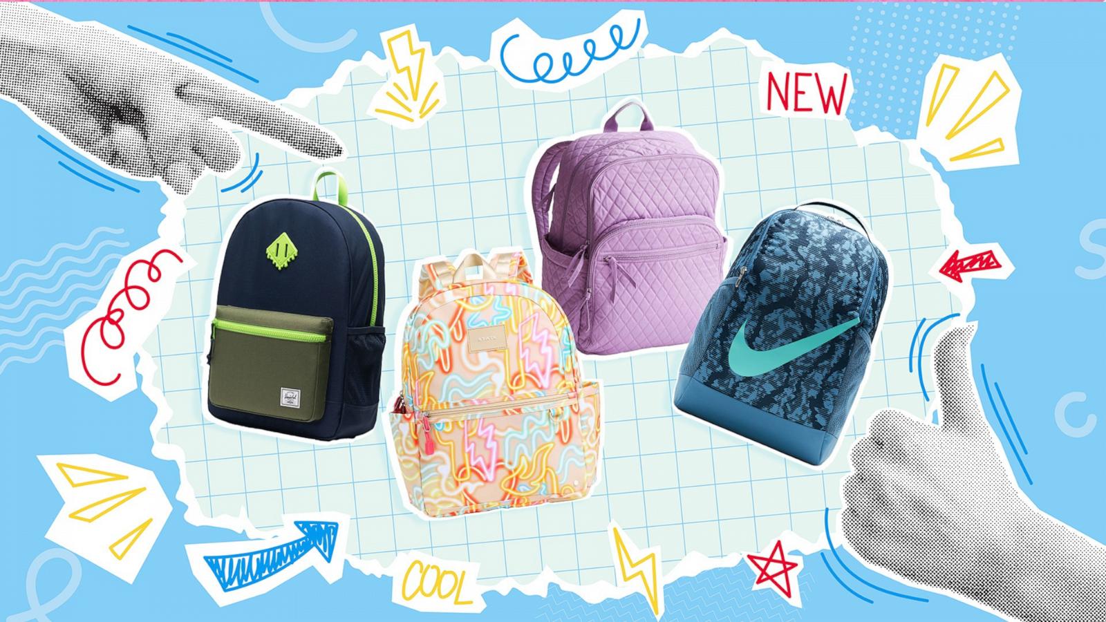 Shop backpacks and laptop bags for back to school.