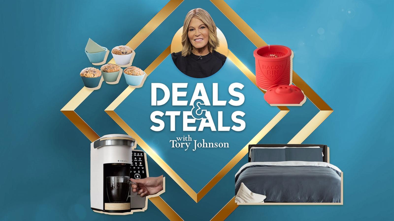 PHOTO: 'Deals and Steals' on kitchen and home products.