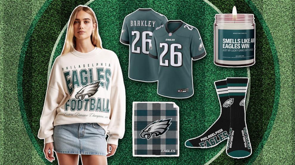 PHOTO: Cheer on the Eagles with top merch and more.