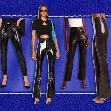 High Waisted Vegan Leather Pants – Olivia Grace Fashion