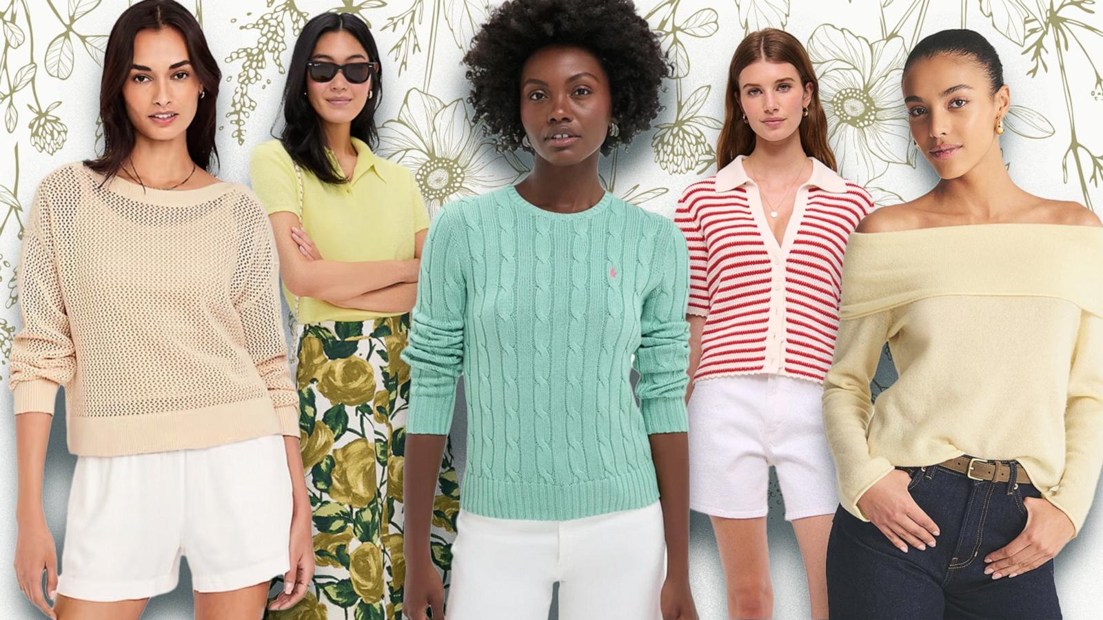 PHOTO: Women’s sweaters for spring 2025