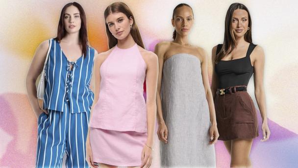 Women's linen essentials for summer: Shop dresses, pants, skirts and more |  GMA