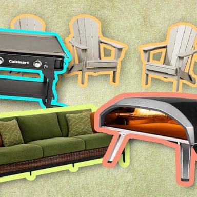 PHOTO: Shop Memorial Day sales on outdoor furniture, pizza ovens, grills and more