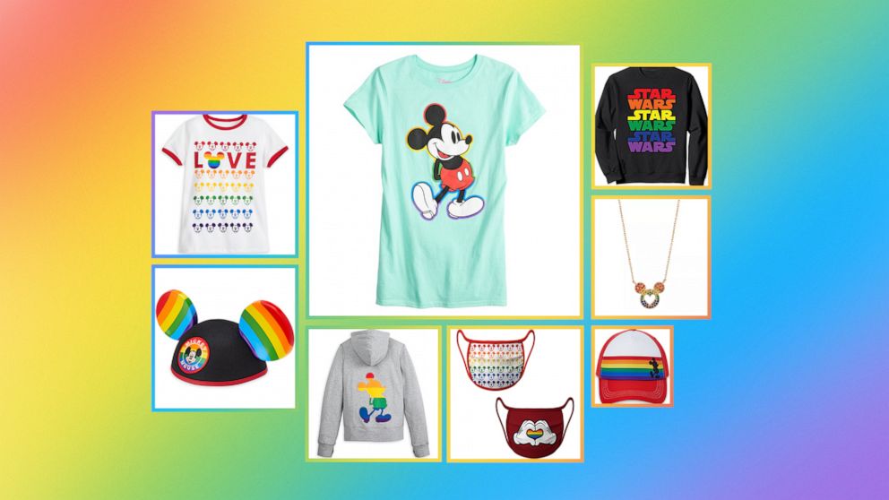 Disney has unveiled a new Disney Rainbow collection just in time for Pride Month 2021