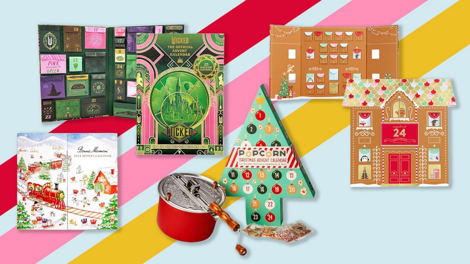 PHOTO: 2024 Advent calendars include beauty, food, toys and more.