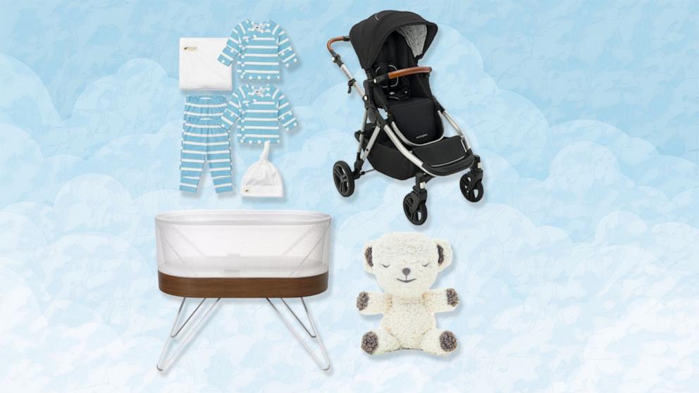 Shop baby shower gifts, from strollers to robes