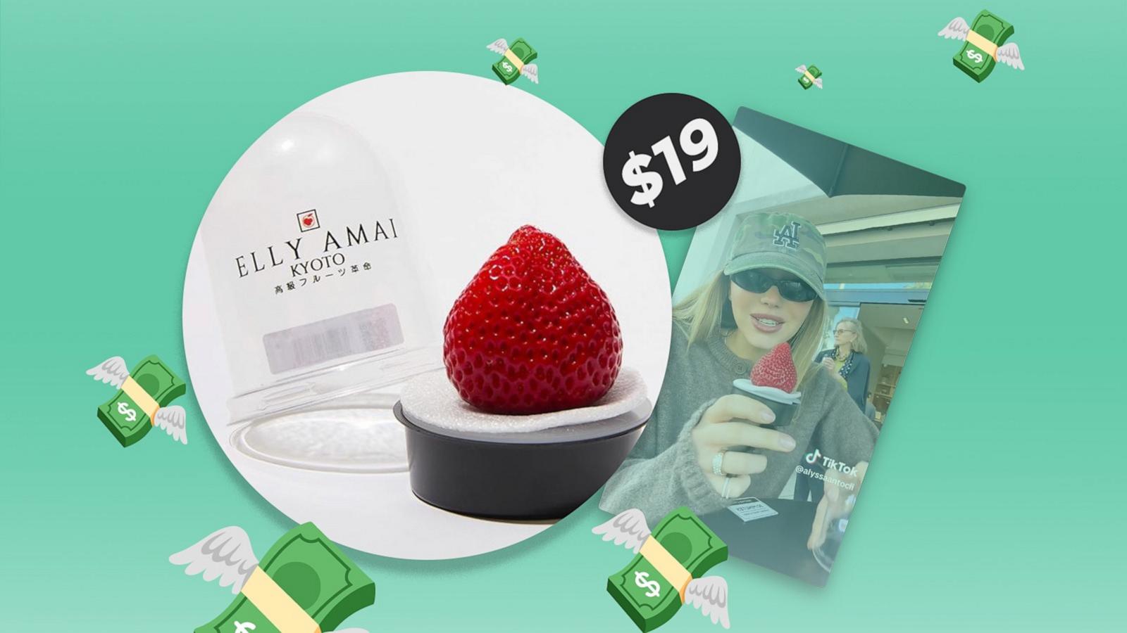 PHOTO: A viral $19 strawberry sold at Erewhon has taken the internet by storm.