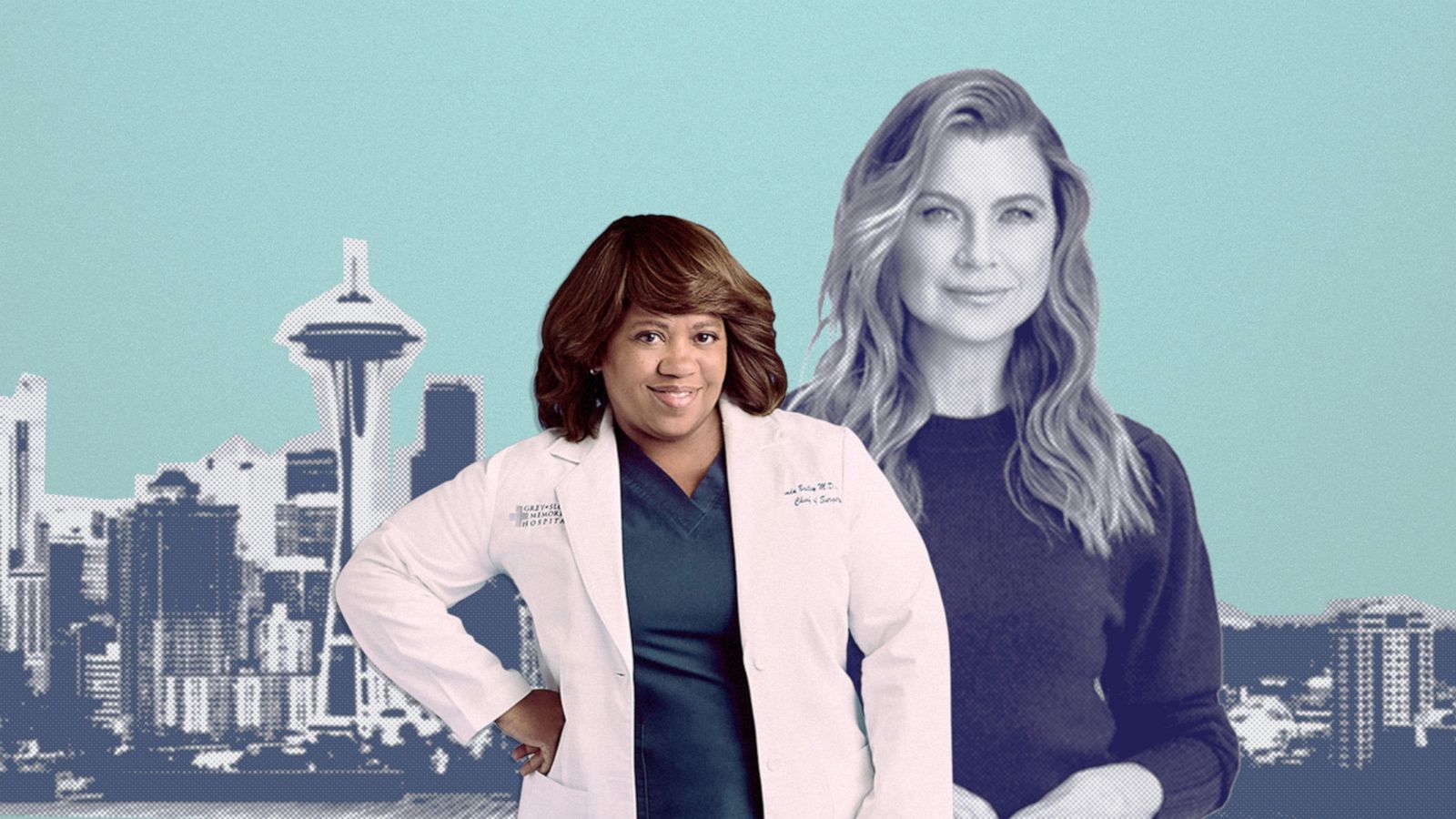 PHOTO: Chandra Wilson as Miranda Bailey and Ellen Pompeo as Meredith Grey from ABC's "Grey's Anatomy."