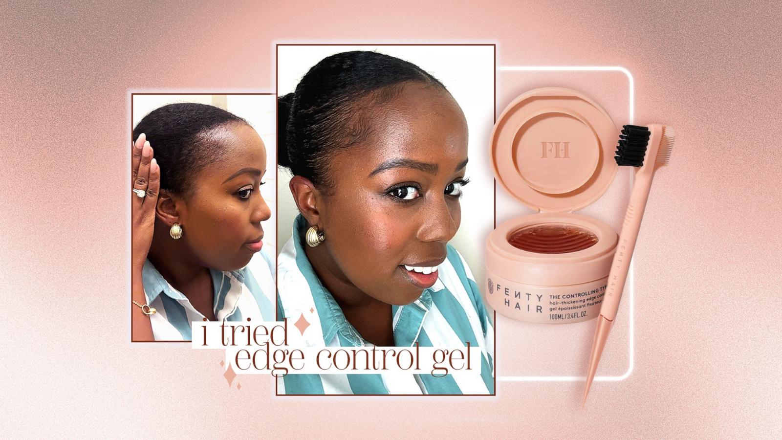 PHOTO: I tried Rihanna's Fenty Hair The Controlling Type Hair-Thickening Edge Control Gel