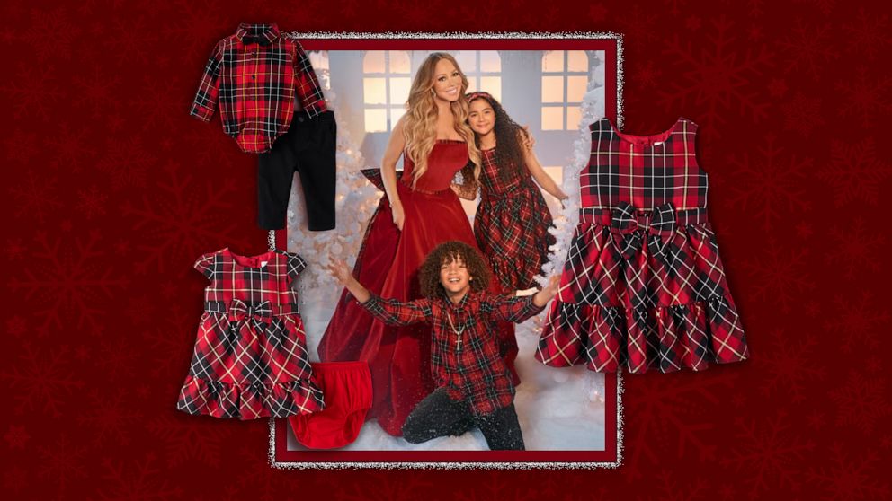 Mariah Carey stars with twins in campaign for new Christmas clothing  collection - Good Morning America