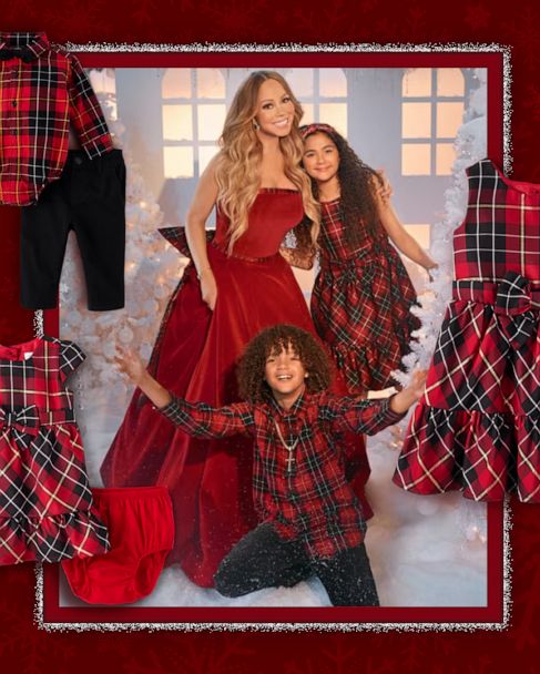 Mariah Carey stars with twins in campaign for new Christmas clothing  collection - Good Morning America