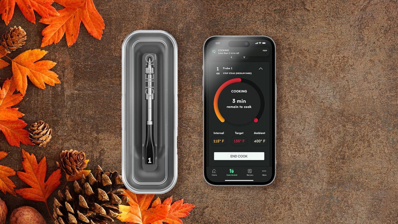 PHOTO: Shop Chef iQ's Smart Sense wireless meat thermometer