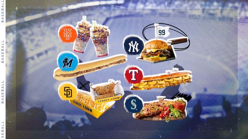 Drama Jeg spiser morgenmad om forladelse New food and drinks hitting ballpark menus around MLB stadiums on Opening  Day - Good Morning America