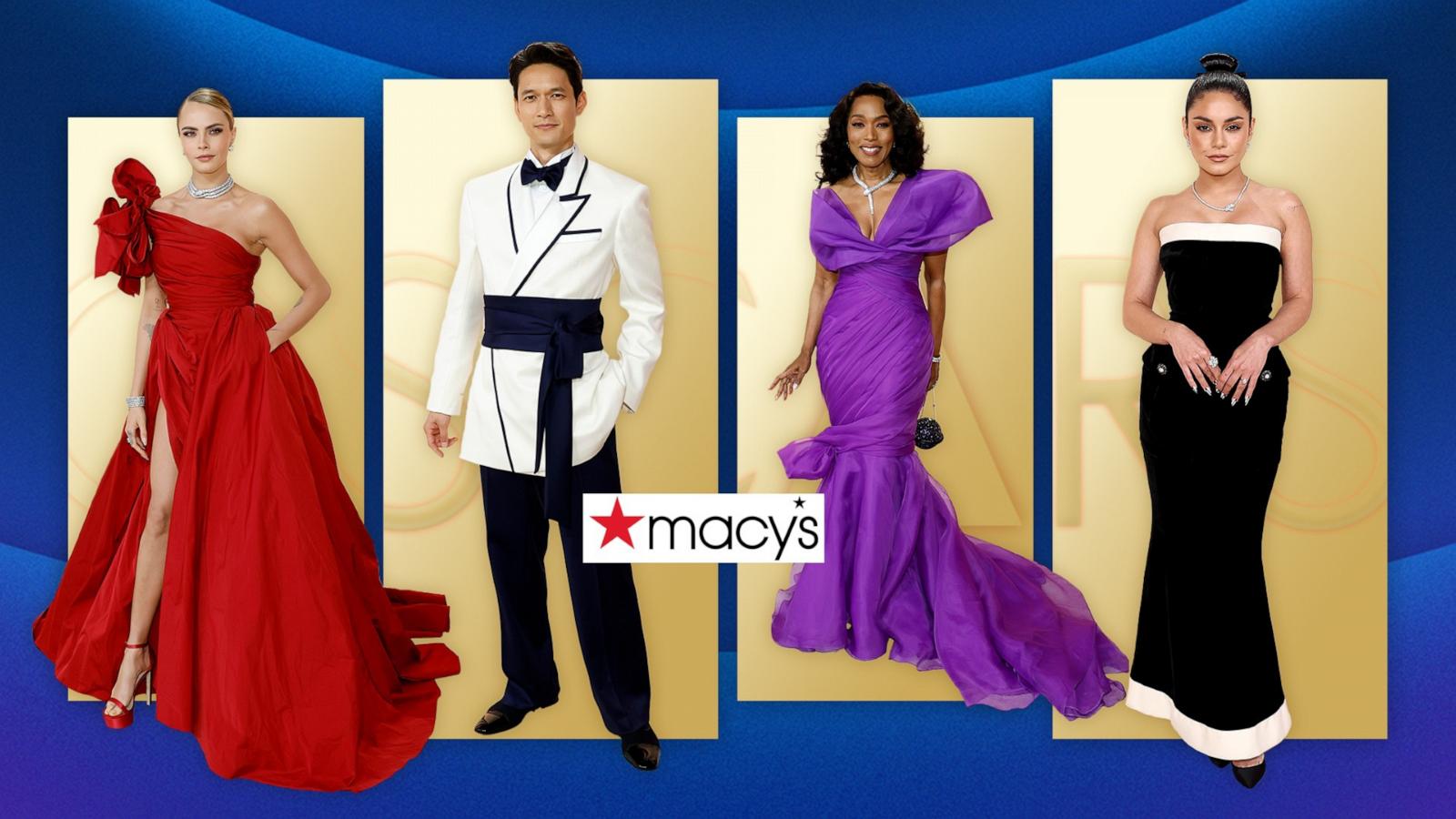 PHOTO: Shop looks from Macys inspired by the Oscar’s red carpet