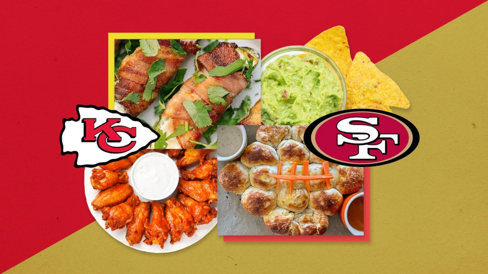 Super Bowl Sunday food trends and recipes to try for the Chiefs and 49ers big game rematch.